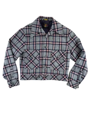 1970s Jaymar Wool Plaid Jacket M