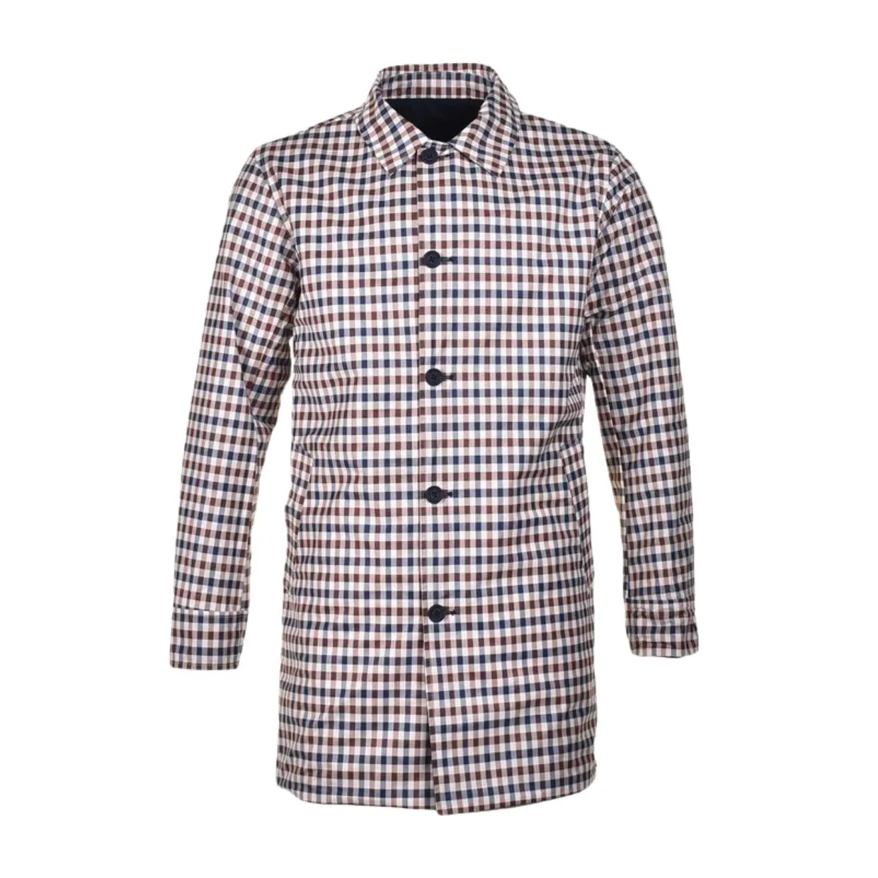 Aquascutum Active Reversible Iconic Trench Navy Jacket