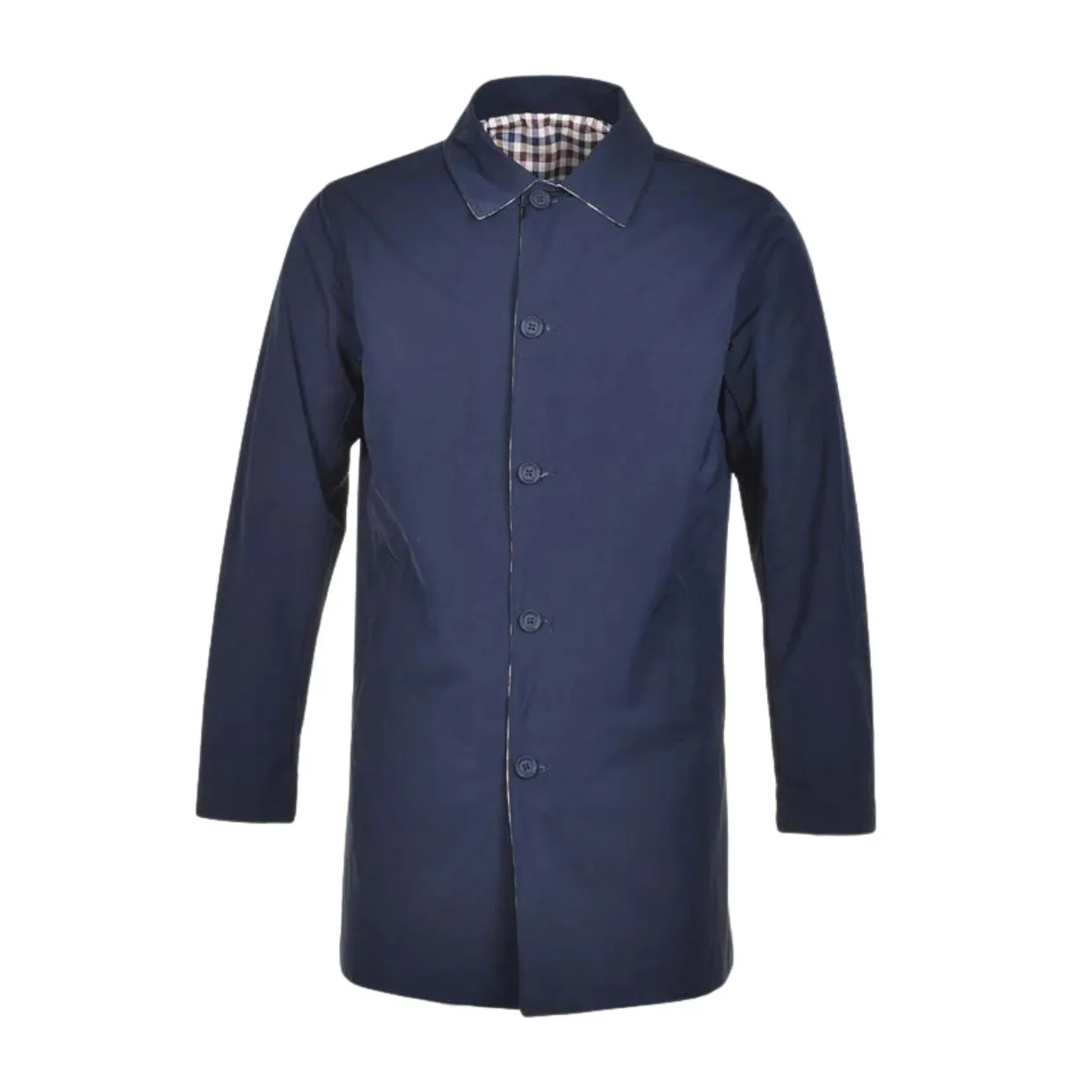 Aquascutum Active Reversible Iconic Trench Navy Jacket