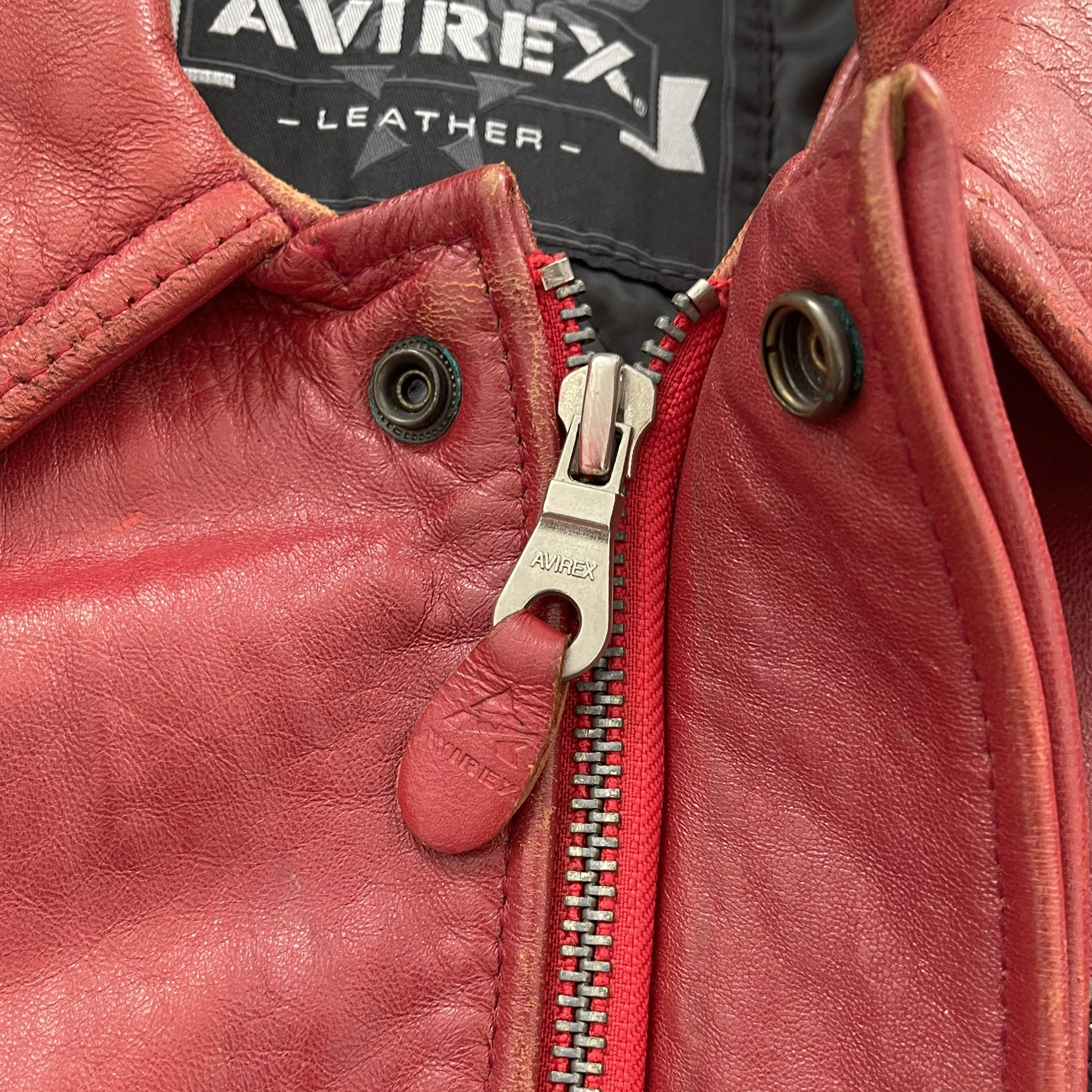 Avirex Chief High Horse Leather Varsity Jacket - XXL