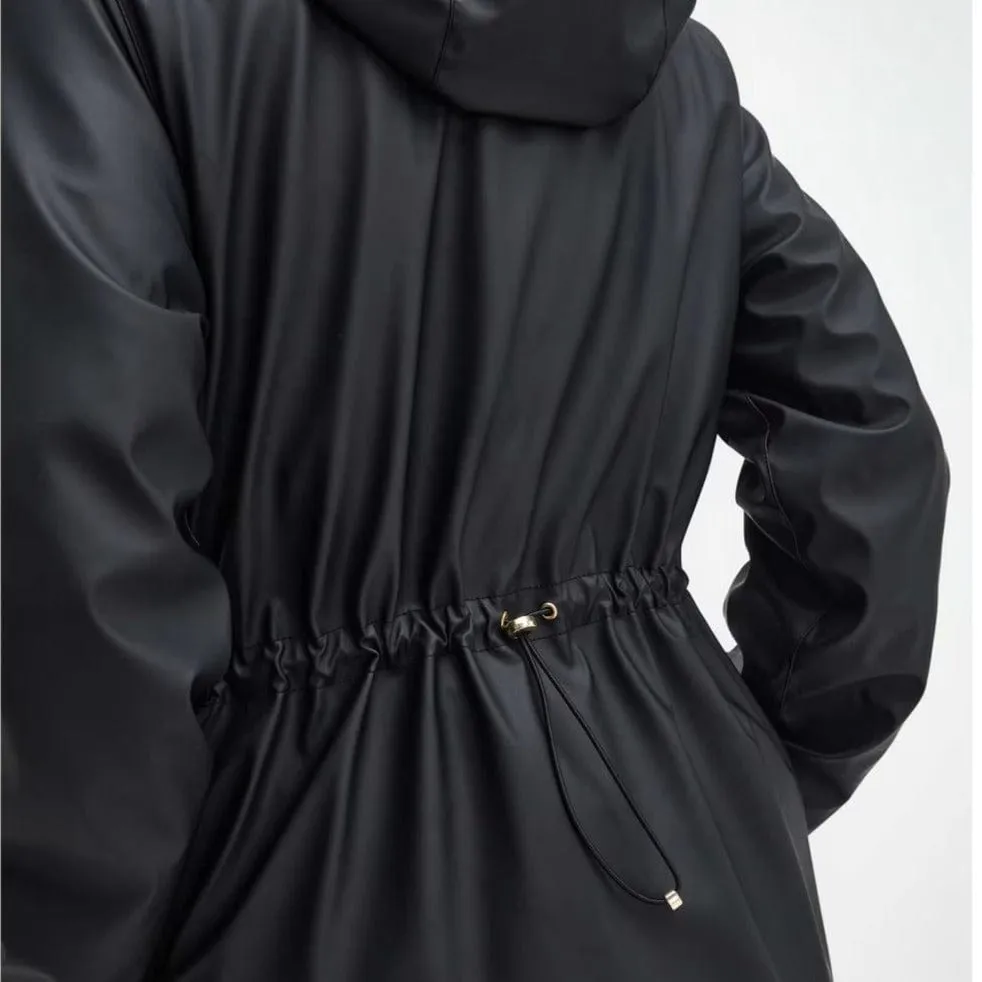 Barbour International Wyatt Showerproof Trench Coat In Black
