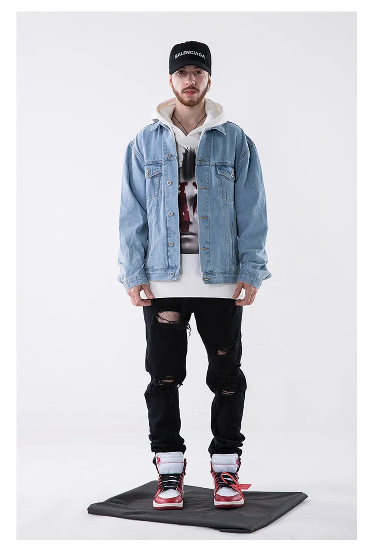 Blue Wash Denim Jacket