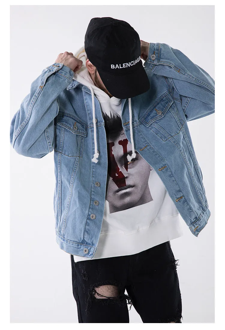 Blue Wash Denim Jacket