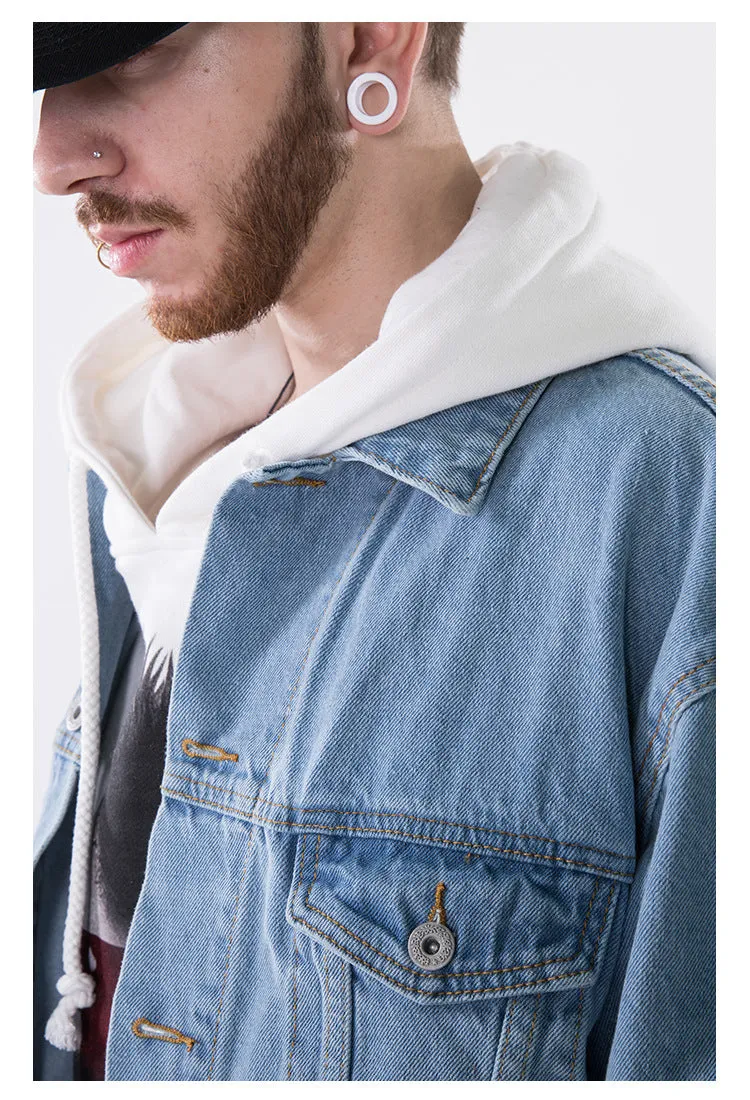 Blue Wash Denim Jacket