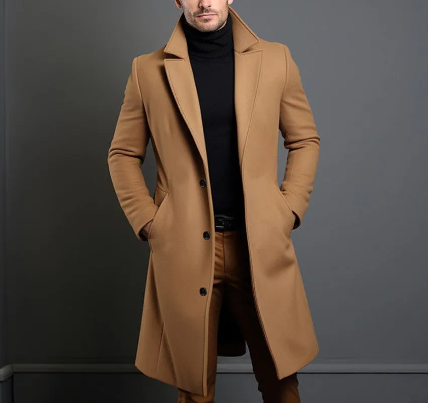 Classic Woolen Overcoat