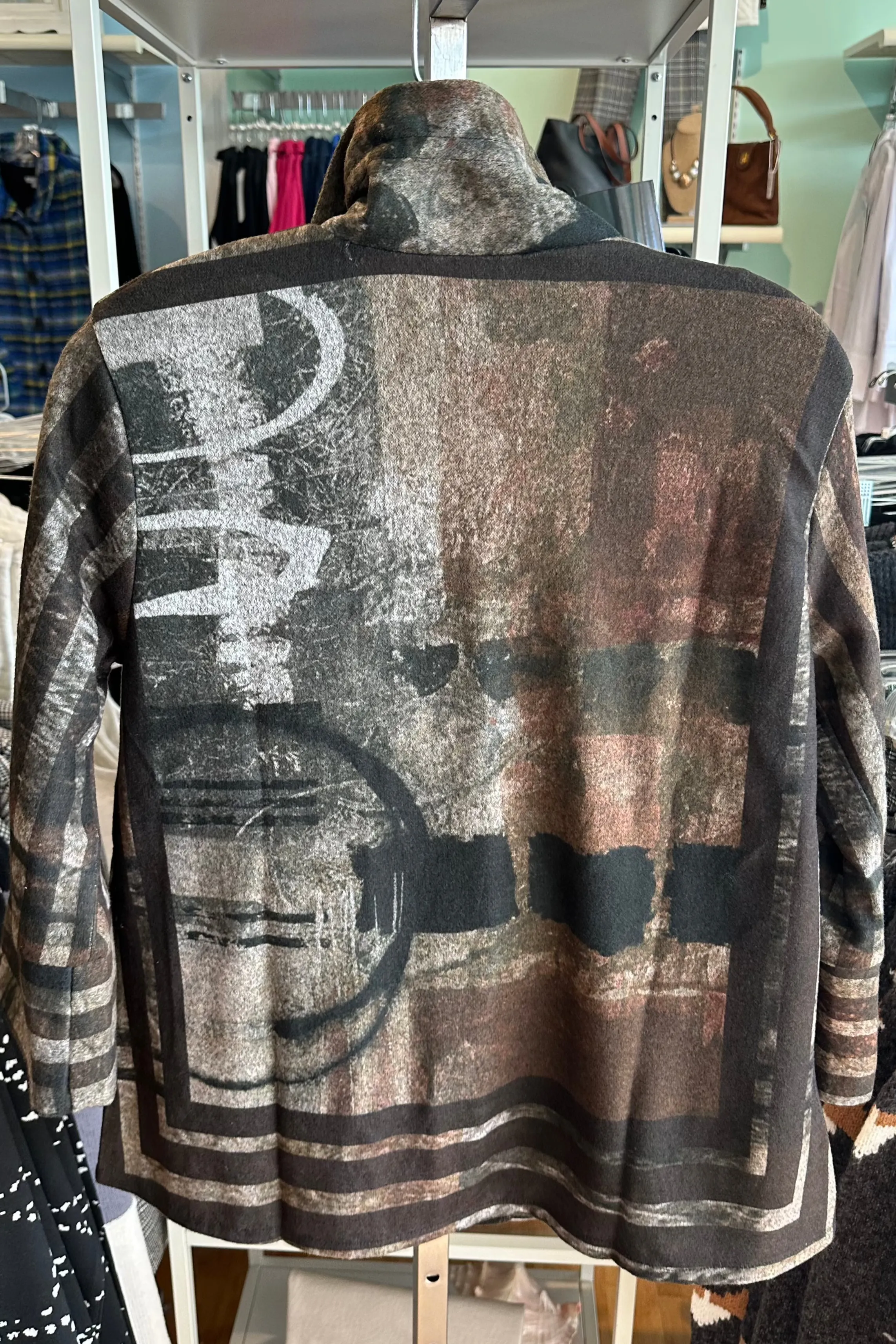 Damee Framed Art Short Jacket-50% OFF