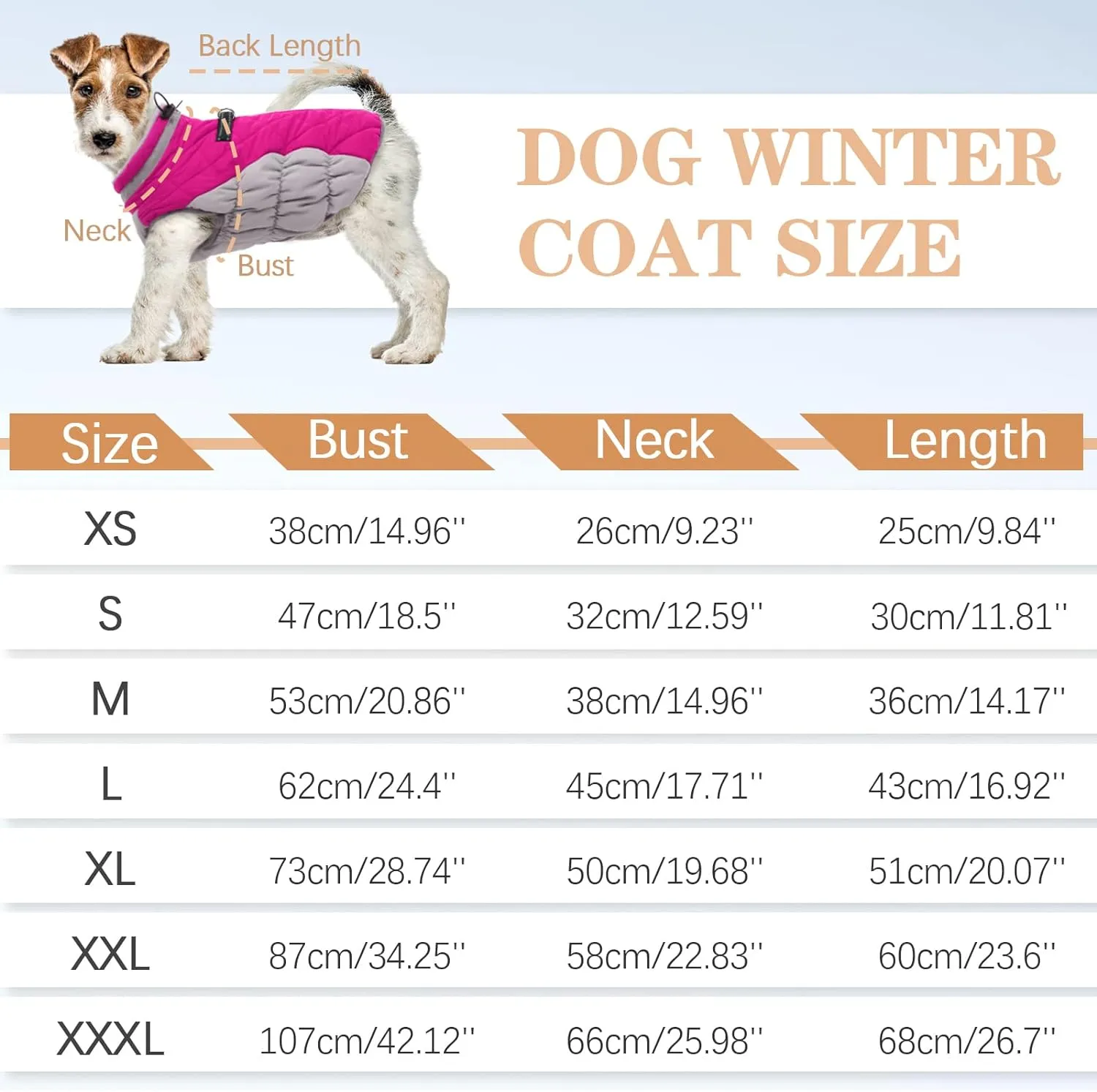 Dog Coat, Fleece Dog Vest with Harness Built in, Dog Cold Weather Coats, Dog Snowsuit Waterproof, Dog Coats for Small Dogs, Dog Winter Jacket Windproof, Dog Puffer Jacket Rose Red S