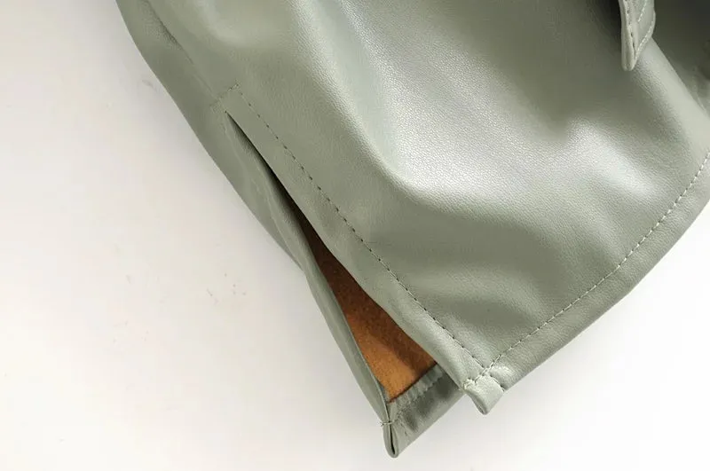 FAUX LEATHER JACKET