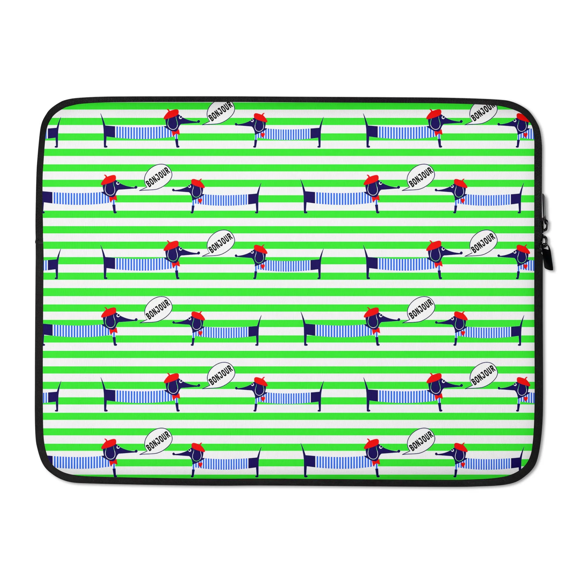 French Dachsund Laptop Sleeve