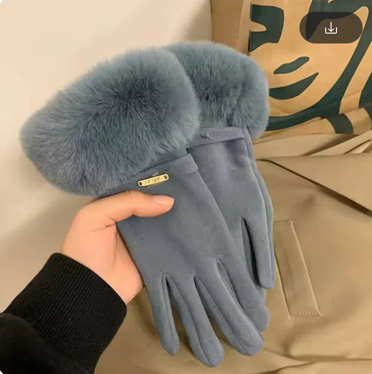 Fur-Lined Gloves