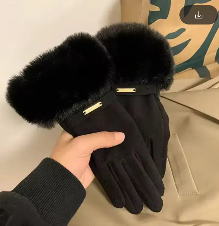 Fur-Lined Gloves