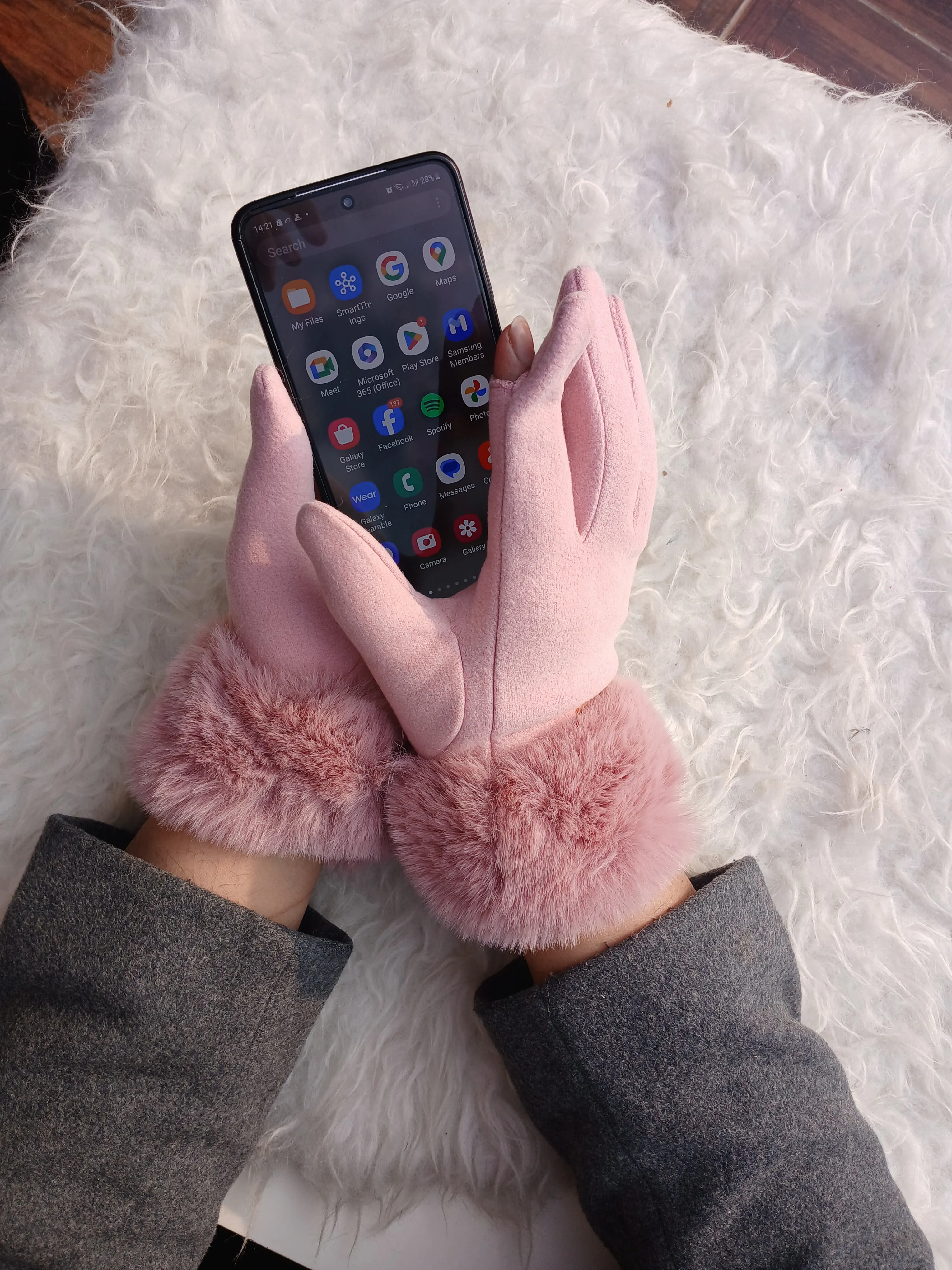 Fur-Lined Gloves