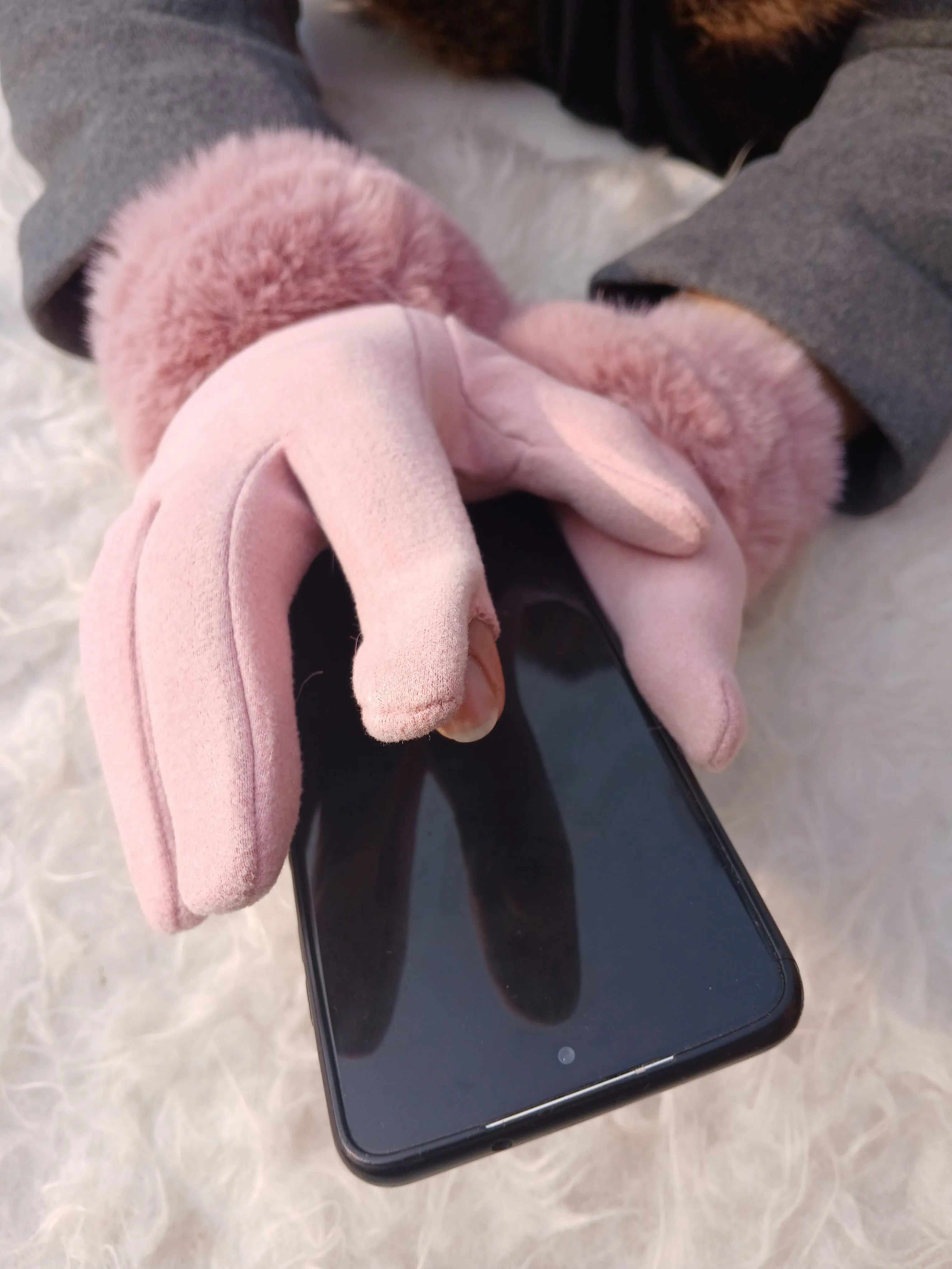 Fur-Lined Gloves