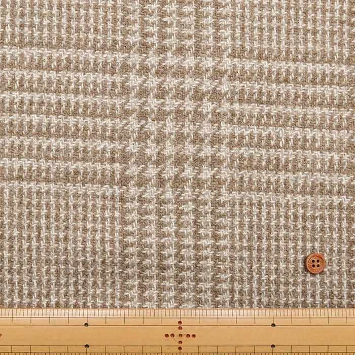 Glen Check Pattern Tweed Fabric