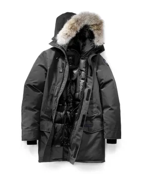Langford Parka Black Disc Mens Graphite