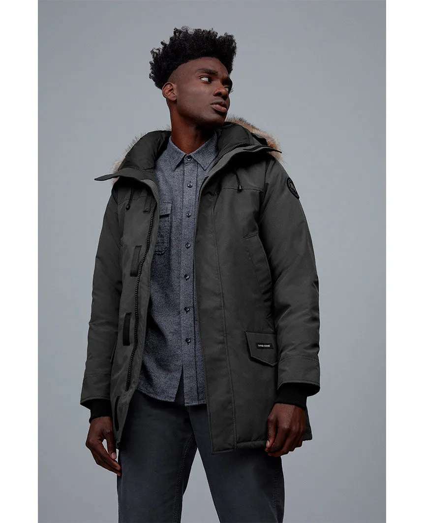 Langford Parka Black Disc Mens Graphite