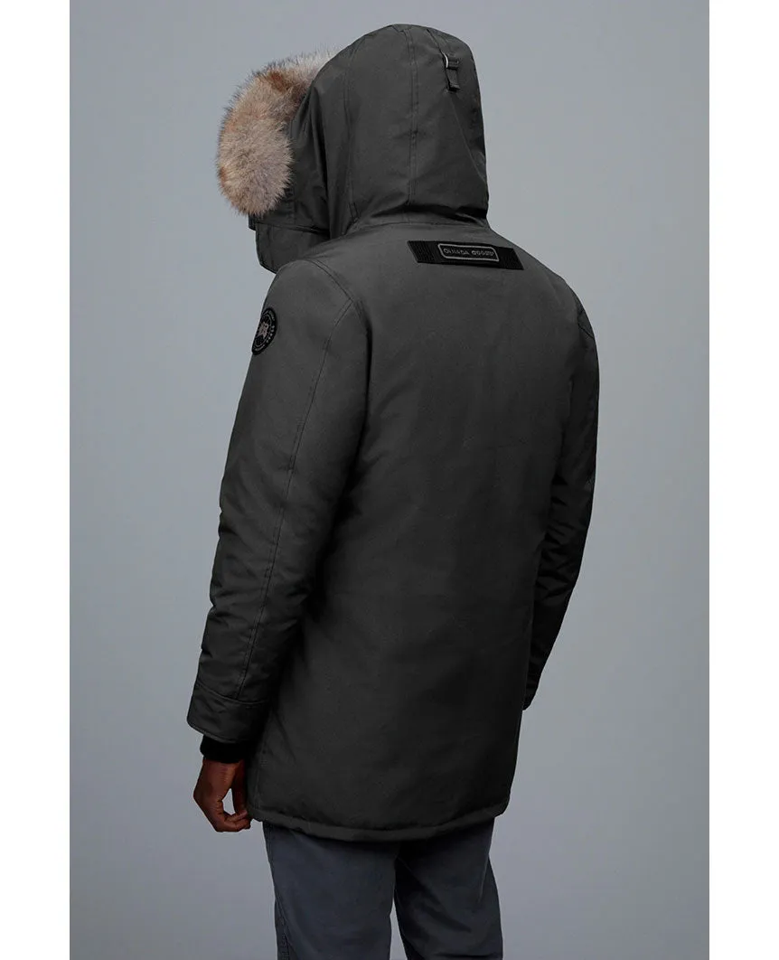 Langford Parka Black Disc Mens Graphite