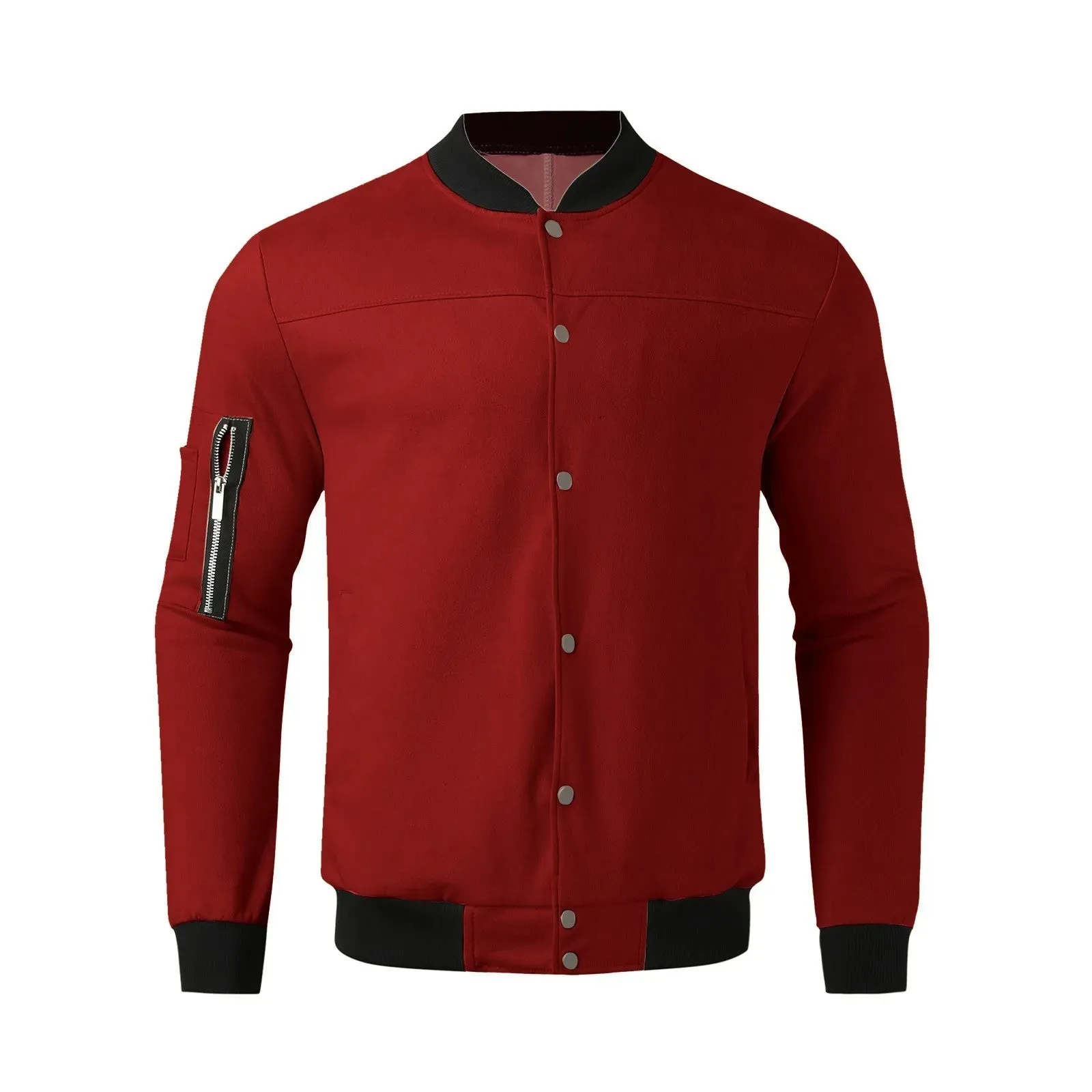 Mens Suede Bomber Leather Jackets Autumn And Winter Trend Street Loose Hip Hop Casual Outerwears Solid Button Up Trench Coat