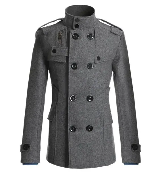 Mrmt 2024 brandneue Herren jacken Woll mantel für Herren Lang anzug Woll wind jacke Herren mantel Oberbekleidung Herren jacke Kleidung
