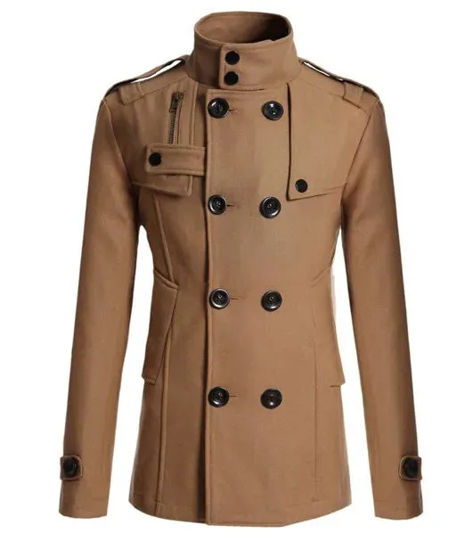 Mrmt 2024 brandneue Herren jacken Woll mantel für Herren Lang anzug Woll wind jacke Herren mantel Oberbekleidung Herren jacke Kleidung