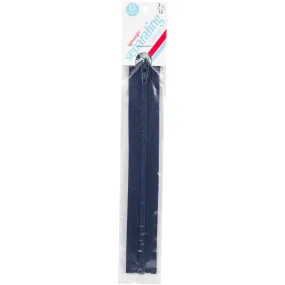 Navy -Coats Coil Zip 7"