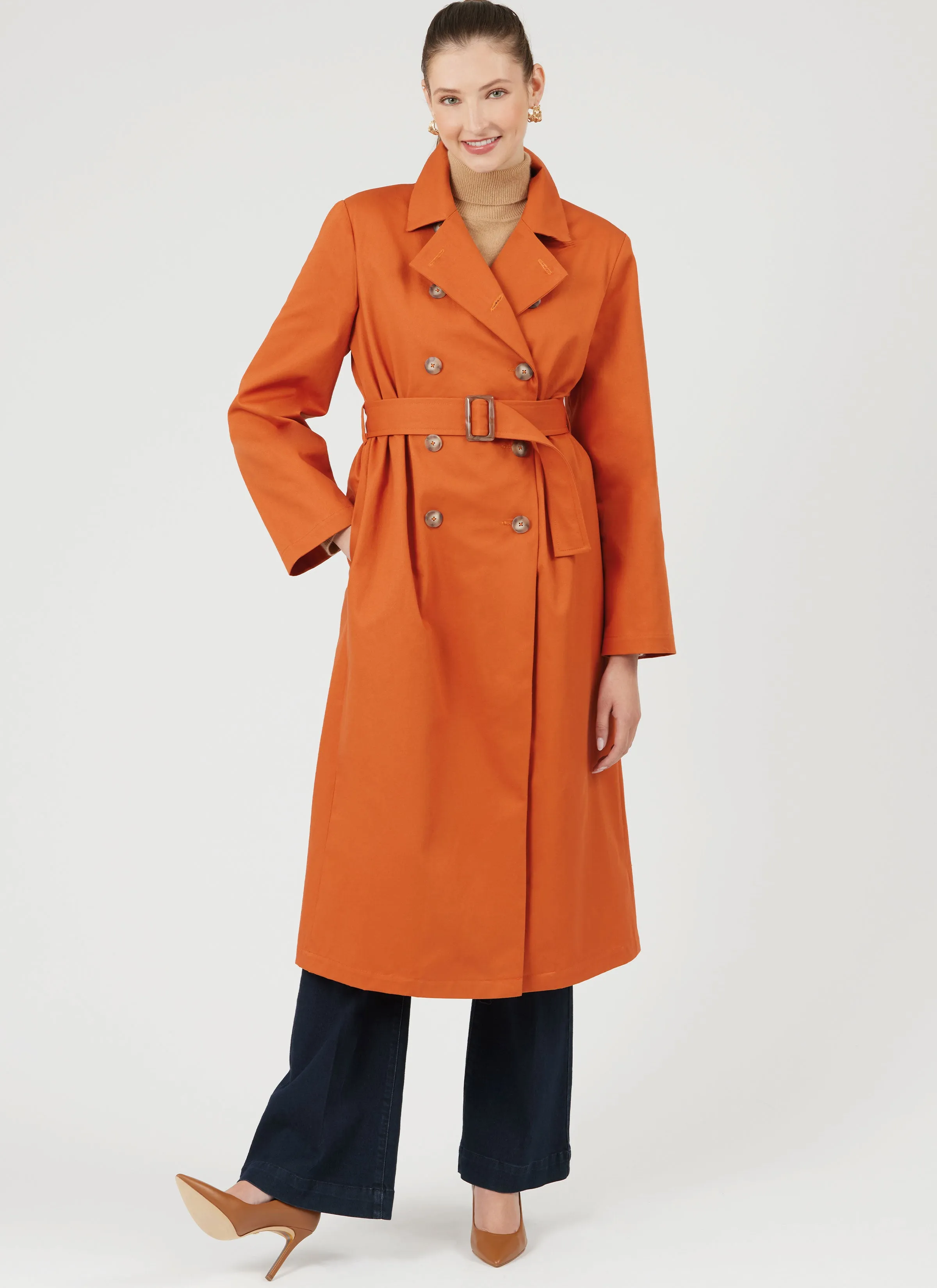 New Look Sewing Pattern N6788 - Misses' Trench Coat in Two Lengths and Belt