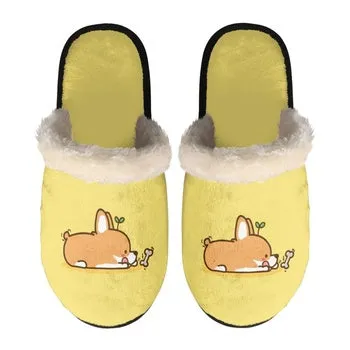 Rainbows Print on Demand Artwork Women's Fur Lined House Slippers