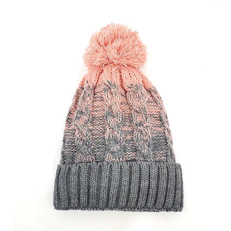 RTS: Black Friday Sale Adult ombre pom Beanies