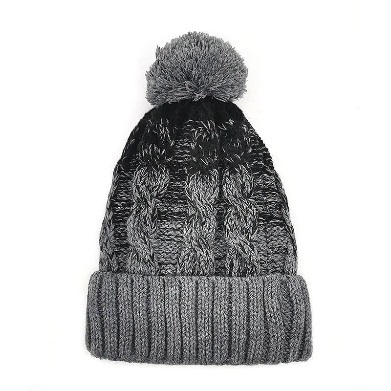 RTS: Black Friday Sale Adult ombre pom Beanies