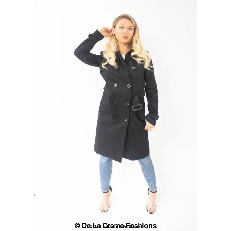 Slim Fit Lightweight Trench Coat