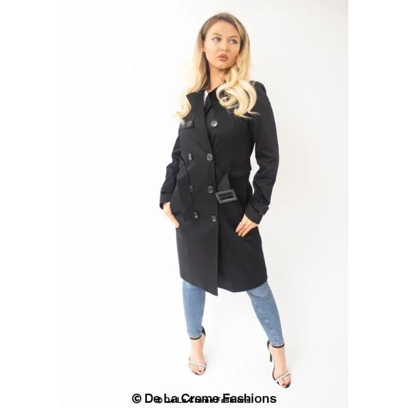 Slim Fit Lightweight Trench Coat