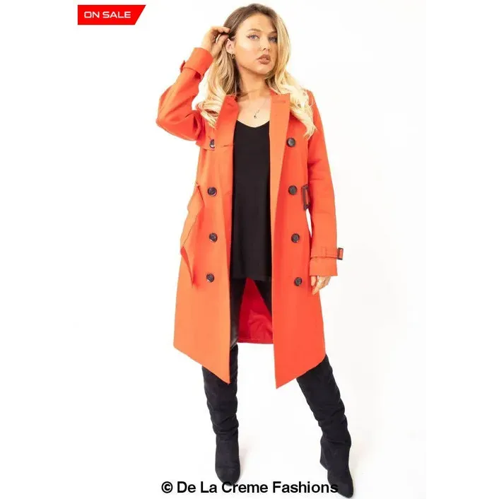 Slim Fit Lightweight Trench Coat