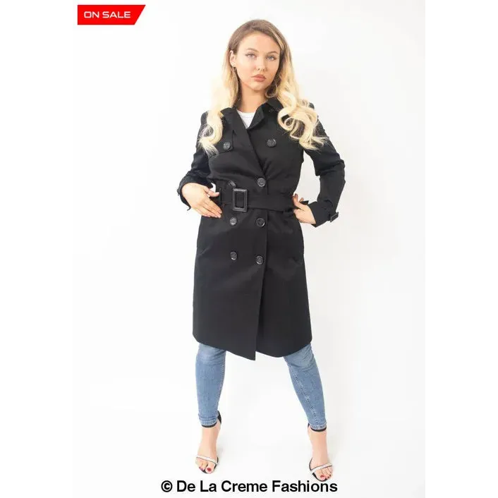Slim Fit Lightweight Trench Coat