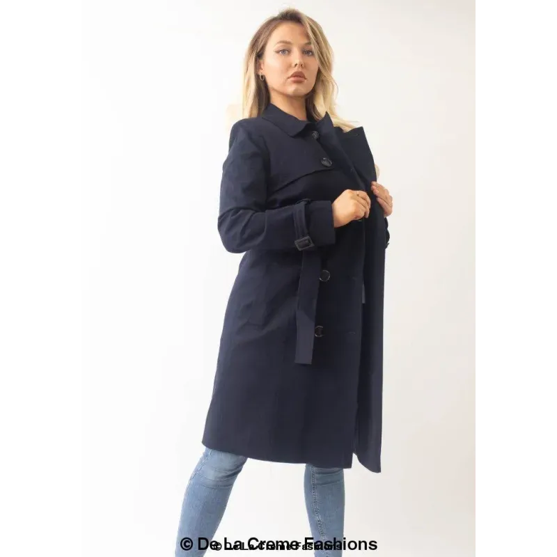 Slim Fit Lightweight Trench Coat