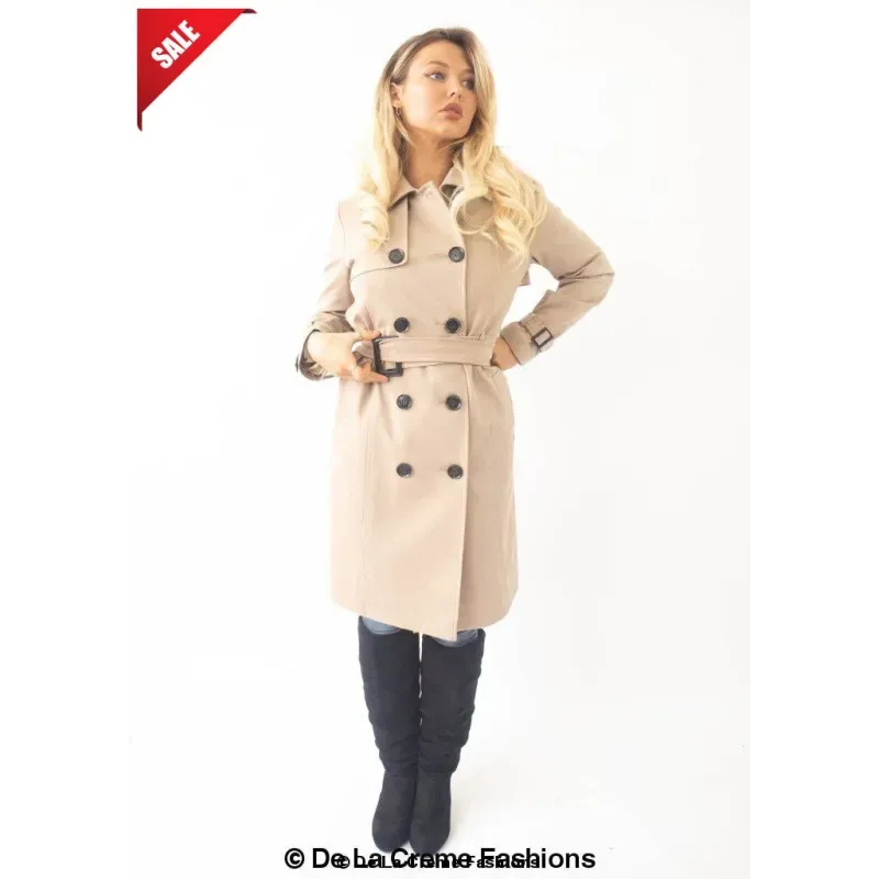 Slim Fit Lightweight Trench Coat