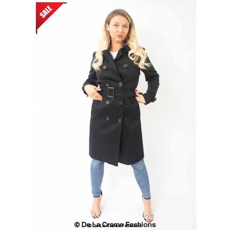 Slim Fit Lightweight Trench Coat