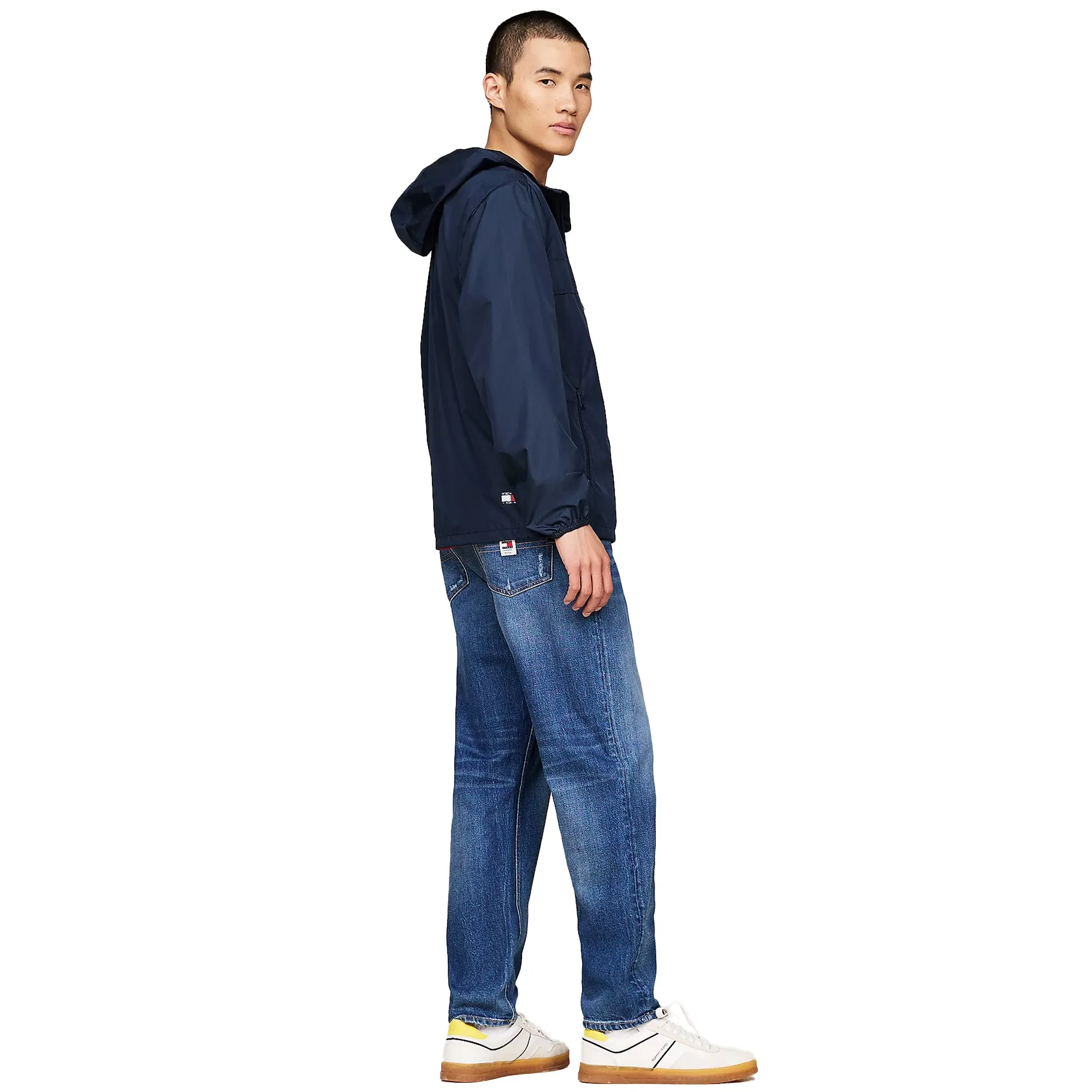 Tommy Jeans Lightweight Chicago Windbreaker Jacket Dark Night Navy