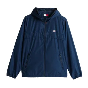 Tommy Jeans Lightweight Chicago Windbreaker Jacket Dark Night Navy