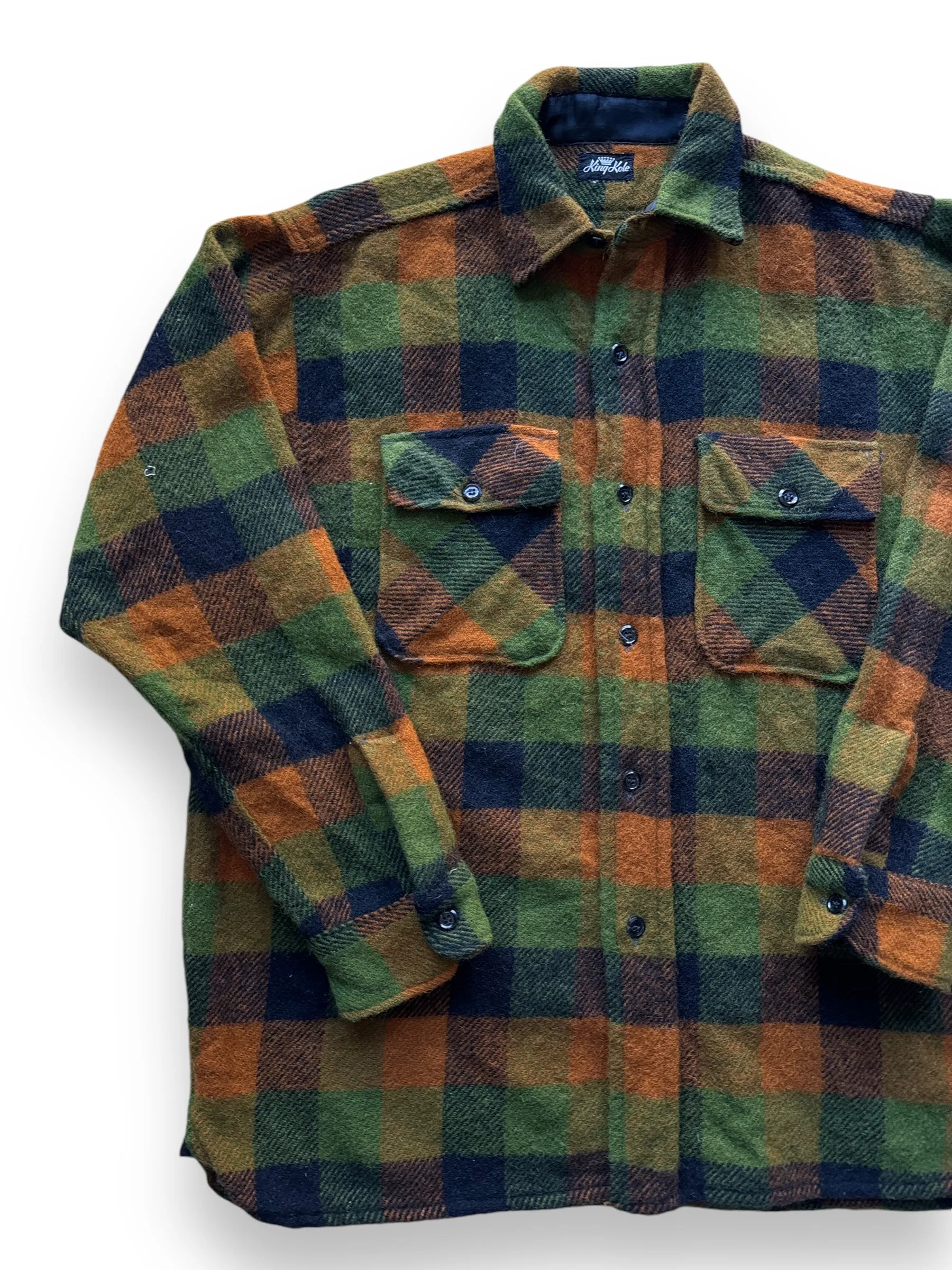 Vintage King Kole Wool Flannel SZ L