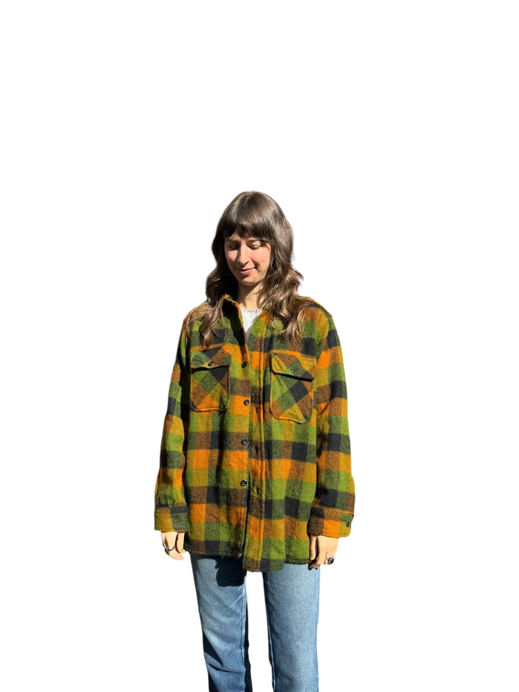Vintage King Kole Wool Flannel SZ L