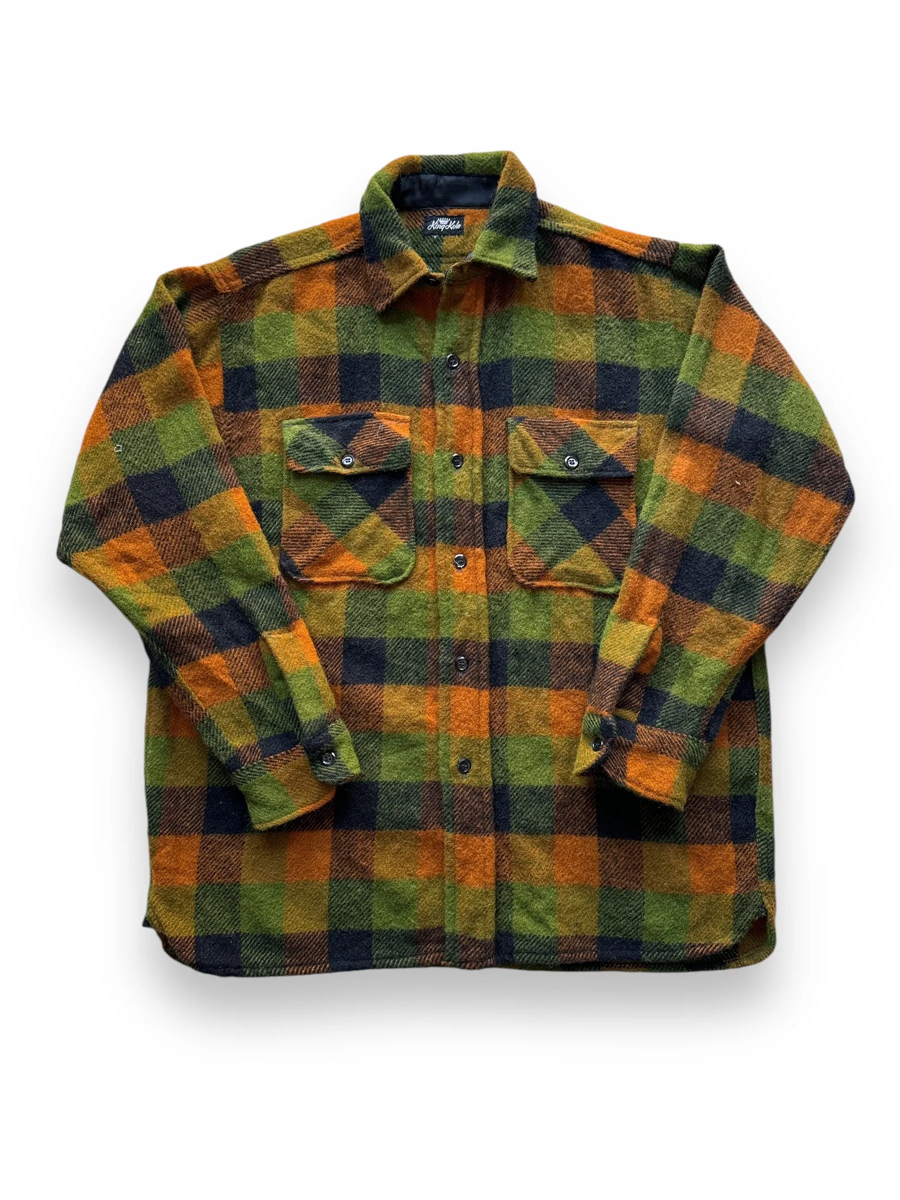 Vintage King Kole Wool Flannel SZ L