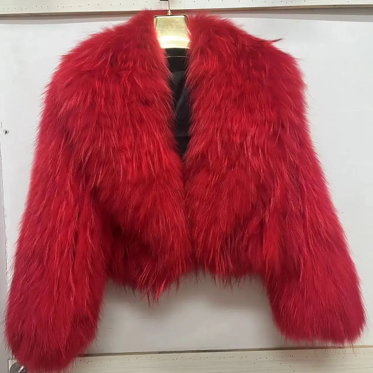 Women Winter Real (Raccoon) Fur Coat